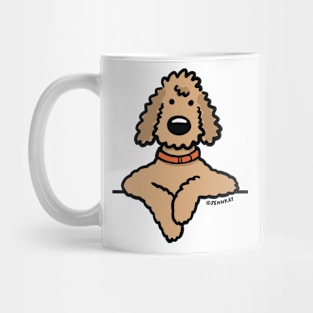 Poodle Doodle Dog Apricot Cute Cartoon Dog Mug